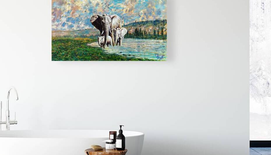 Elephant Family by Veronica Stegall