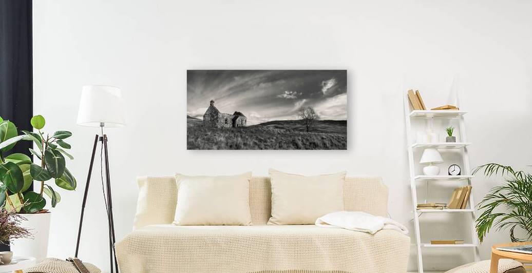 Old Cottage and Tree by Dave Bowman