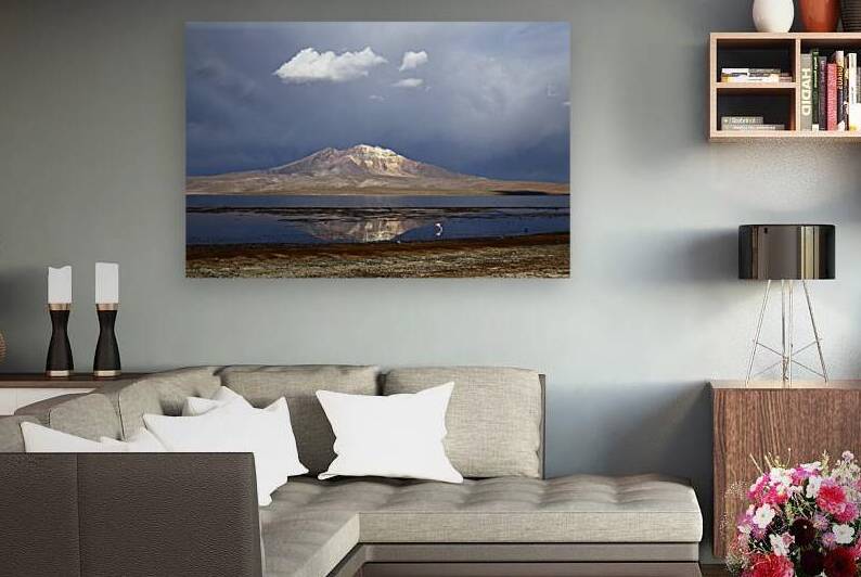 A stormy afternoon at Lake Chungara Chile by Magical Andes Photography