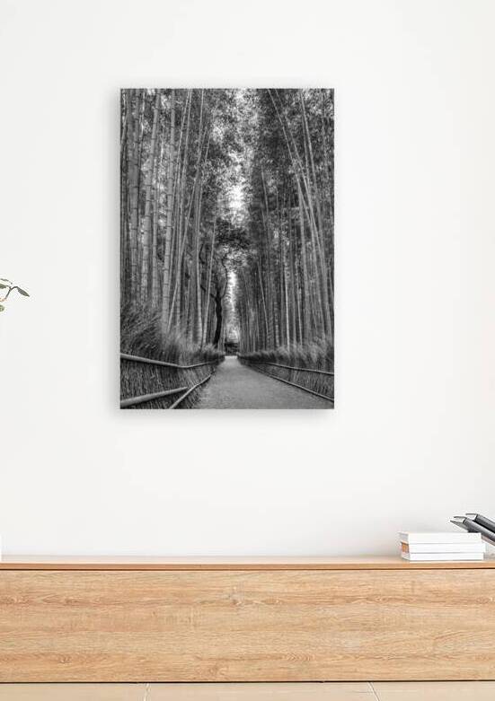 Mighty Arashiyama bamboo forest | monochrome by Melanie Viola