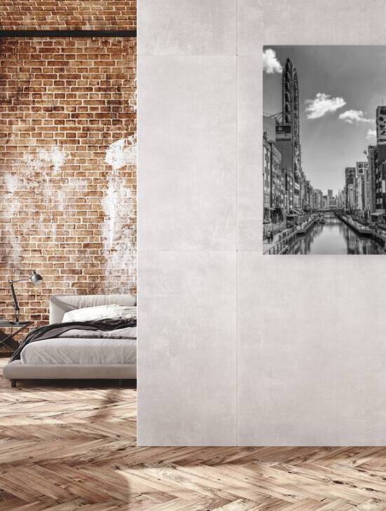 Dotonbori Osaka city center | monochrome by Melanie Viola