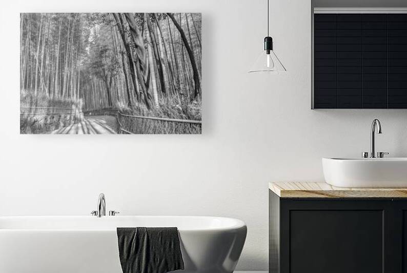 Impressive Arashiyama Bamboo Forest | monochrome by Melanie Viola