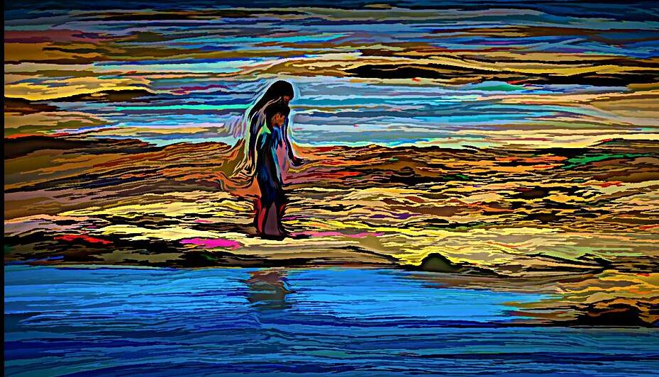 Sunset Journey by Vladimir Barenboym