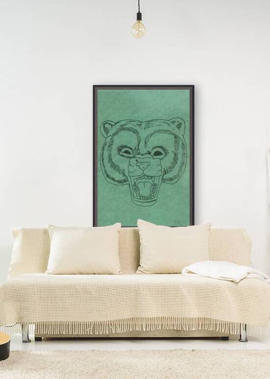 vintage bear art reproduction print by Row One Brand