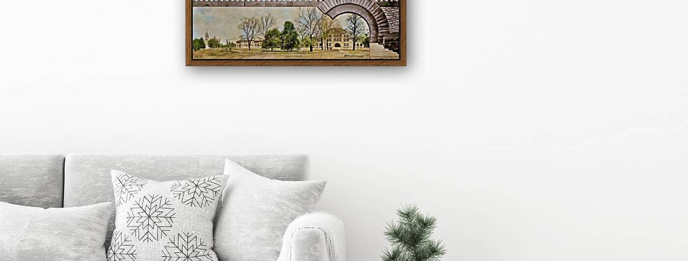 The Ohio State University Campus in the 1890s by Row One Brand