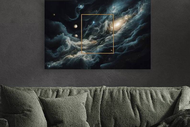 cosmic masterpiece featuring an intricate dance o by Vasile Brezoianu