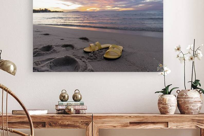 A photo of a summer holiday on the beach with yel by Raluca Ciobanu