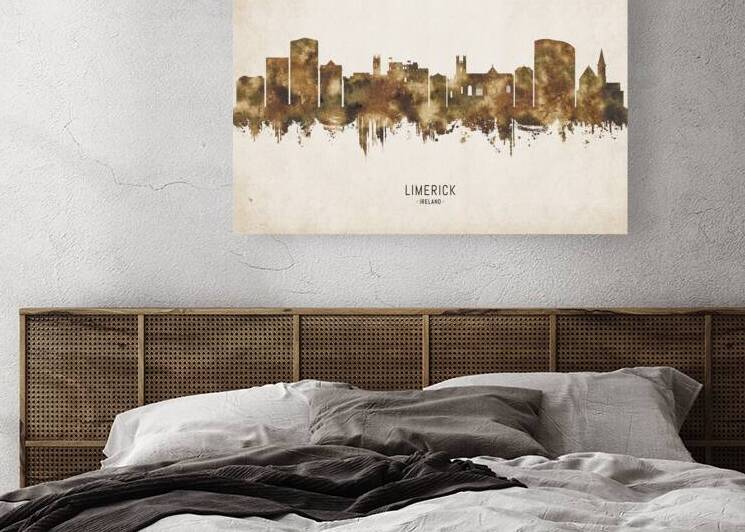 Limerick Ireland Cityscape Vintage by Towseef Dar