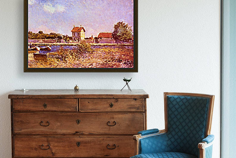 Saint Mammes morning by Sisley