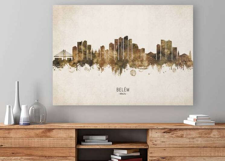 Belem Brazil Cityscape Vintage by Towseef Dar