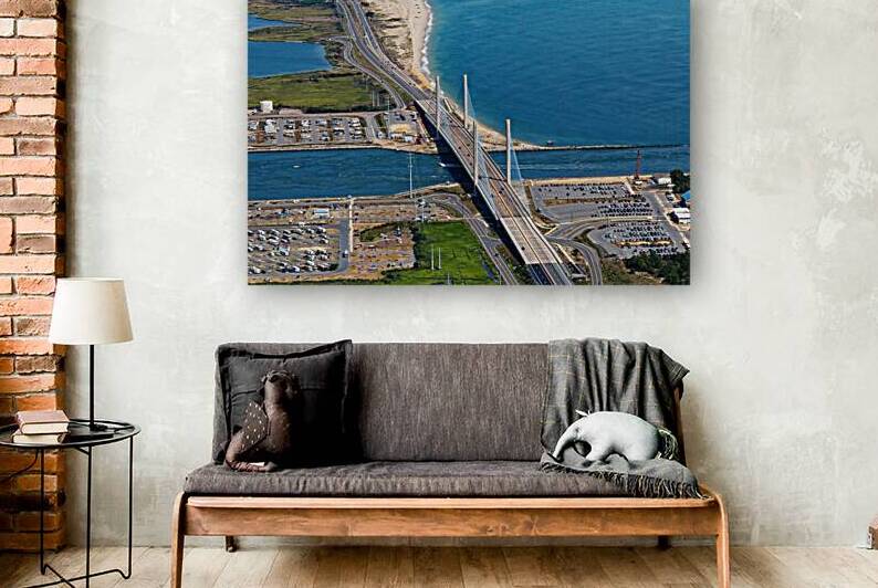 Indian River Inlet Bridge From Above by Bill Swartwout Photography