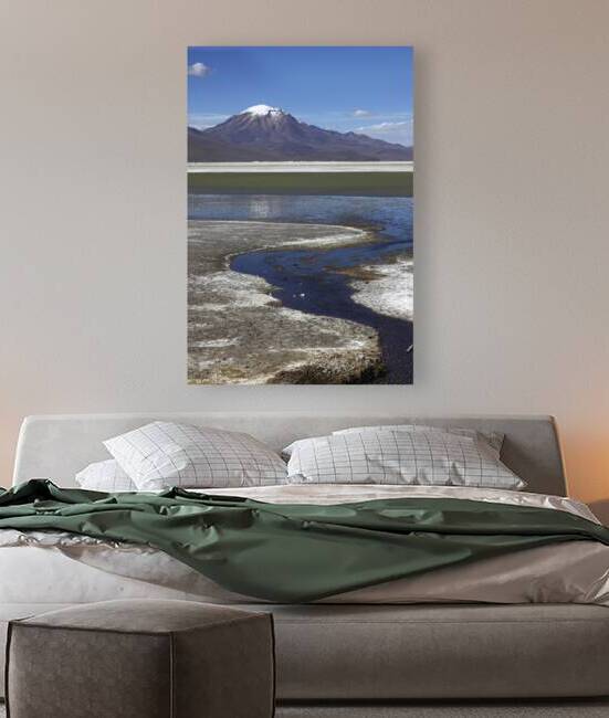 Puquintica volcano and Salar de Surire Chile by Magical Andes Photography