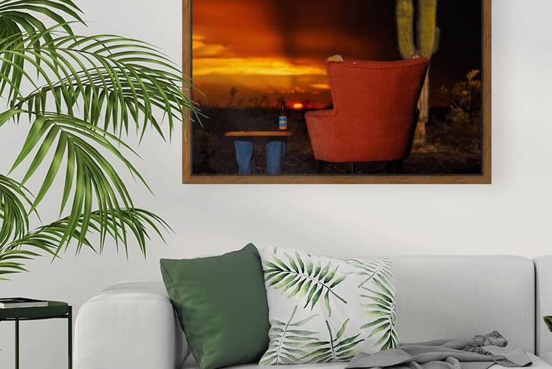 Desert Solitude: Sunset Comfort in Kofa National Wildlife Refuge Yuma AZ by Shallowshark