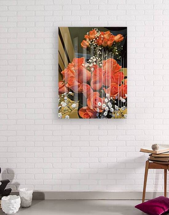 Salmon Roses I by WRR