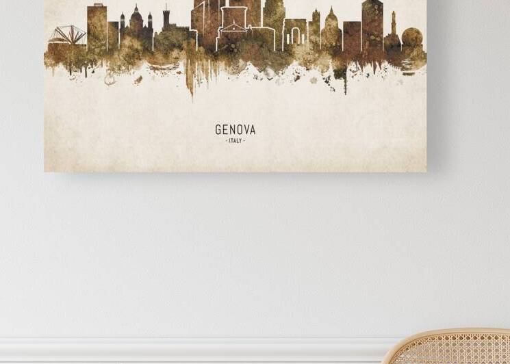 Genoa Cityscape Vintage by Towseef Dar