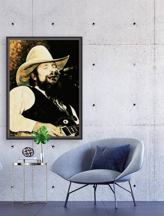 1980s Charlie Daniels Painting by Row One Brand