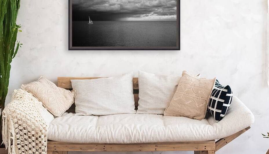 Sailing Beyond the Storms Embrace by Dream World Images