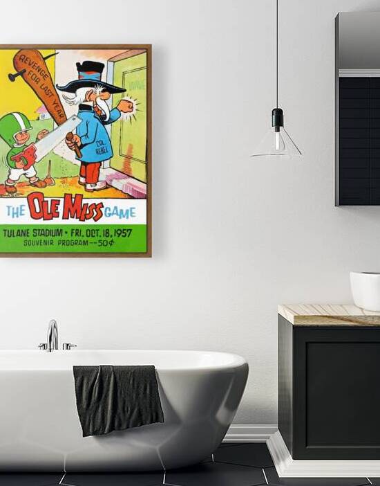 1957 Ole Miss vs. Tulane by Row One Brand