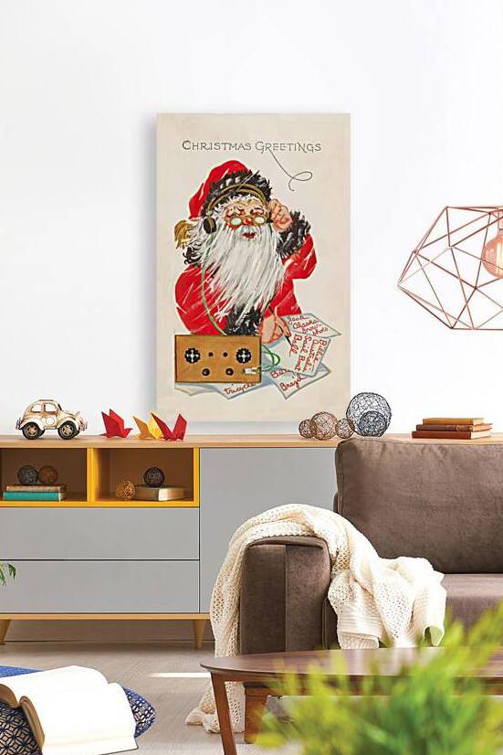 vintage traditional christmas card  by Steve Painter