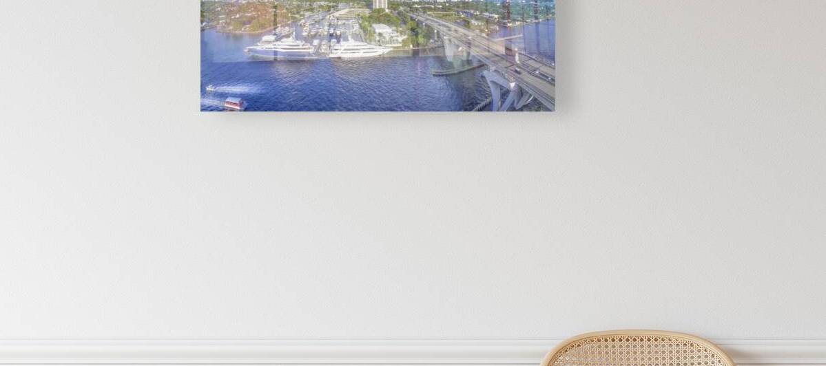 Aerial View of the Pier 66 Marina by Visual Voyages Fine Art