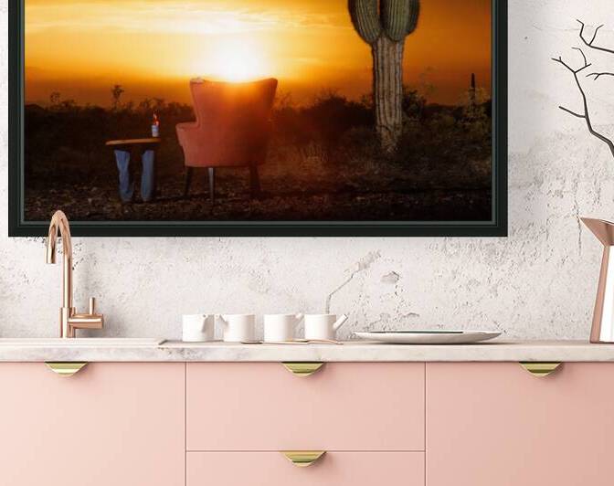 Golden Sunset Serenity: Kofa National Wildlife Refuge by Shallowshark