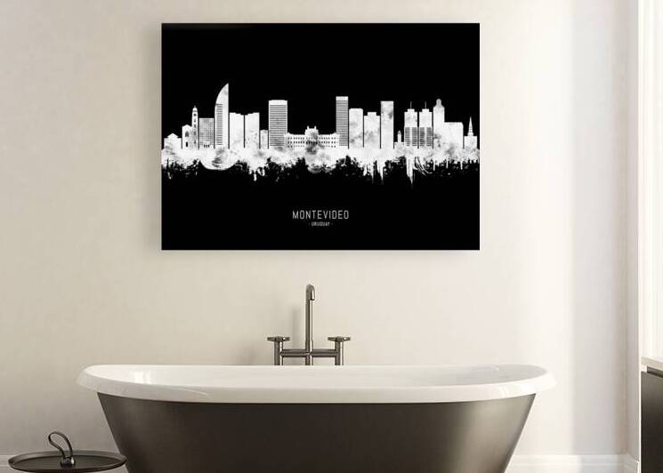 Montevideo Uruguay BW by Towseef Dar