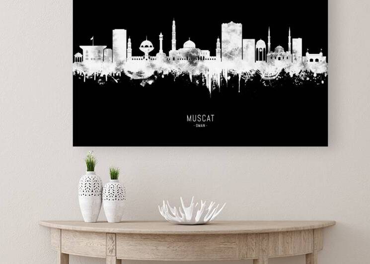 Muscat Oman BW by Towseef Dar