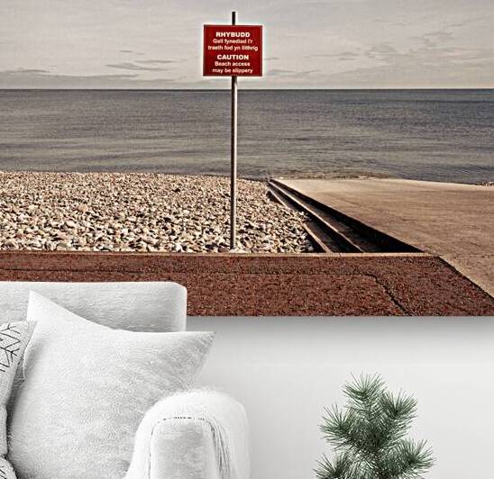 Llandudno Beach Access Sign by Dave Bowman