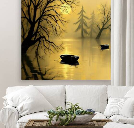 Dusk Solitude On Gold 24 4637 by Magikheart