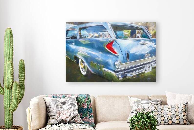 1961 Blue Chrysler Town And Country New Yorker Hardtop Wagon X1 3 by Rich Franco
