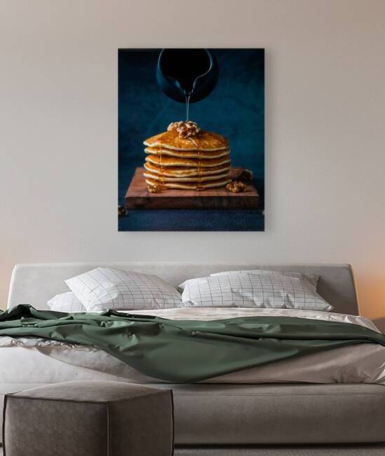 Delicious Pancake  With Syrup Breakfast by One Simple Gallery