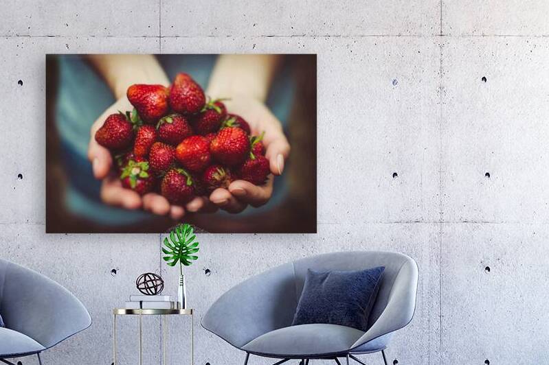 Handful Of Fresh Strawberries by One Simple Gallery