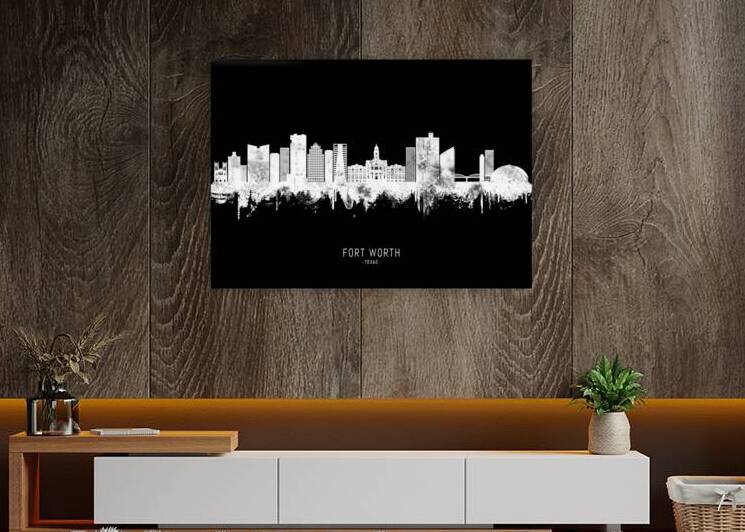 Fort Worth Texas BW by Towseef Dar