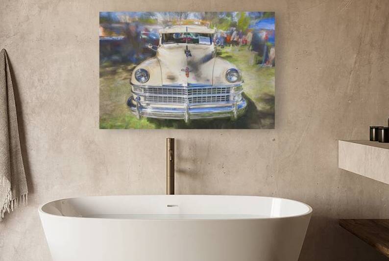 1947 Tan Chrysler Town And Country Sedan 4 Door X1 6 by Rich Franco