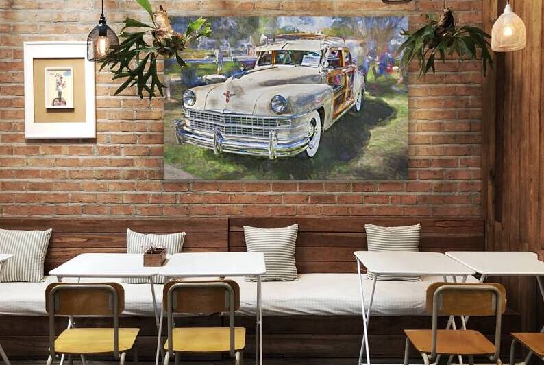 1947 Tan Chrysler Town And Country Sedan 4 Door X1 13 by Rich Franco