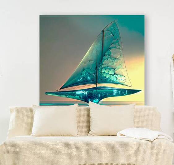 Aqua Sail  by Byron Johnson