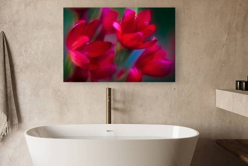 Oregon Sunset Flowers Swaying in the Breeze by Kathleen Reed