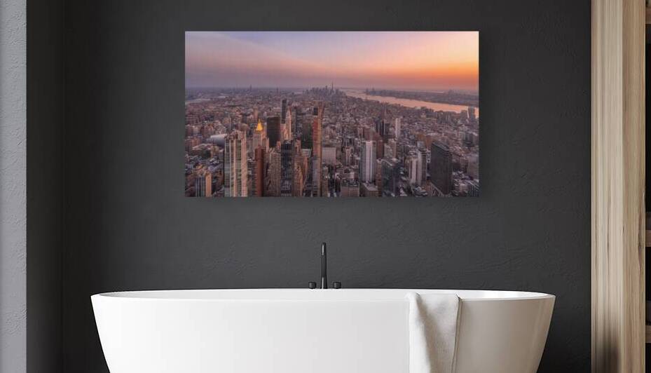 Lower Manhattan Sunset | Empire State Building View of NYC Skyline by Dutch Photographer