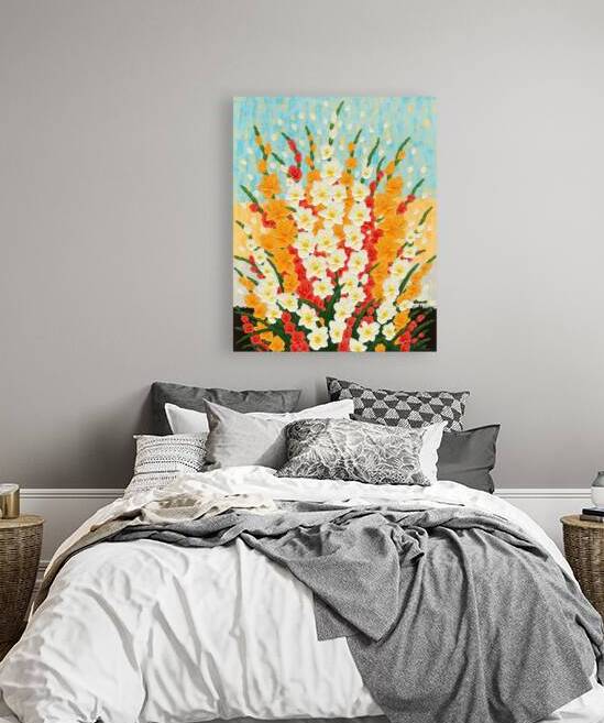 Gladiolas by Barbara K Spraul