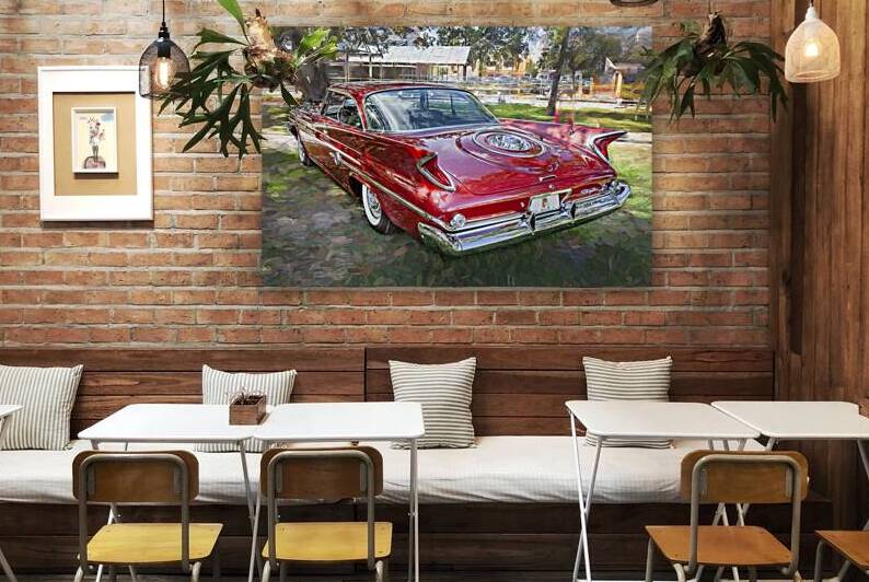 1960 Red Chrysler 300 F 2DR Hardtop X1 23 by Rich Franco