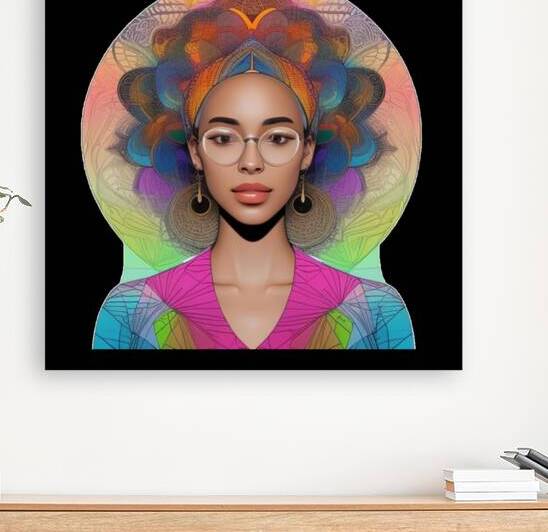 AI - Black Beautiful Art by Jarell Wilkins MMVCREATOR