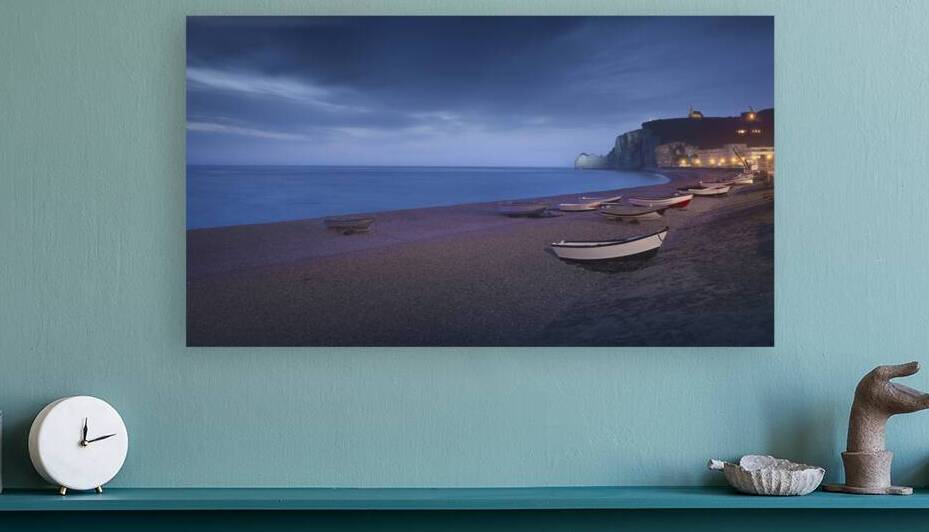 The boats of Etretat by Stefano Orazzini