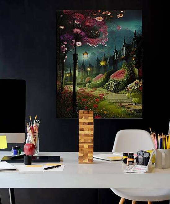 spring woods dream by Modern art