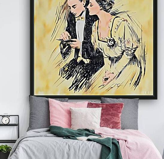 1910 couple art by Row One Brand