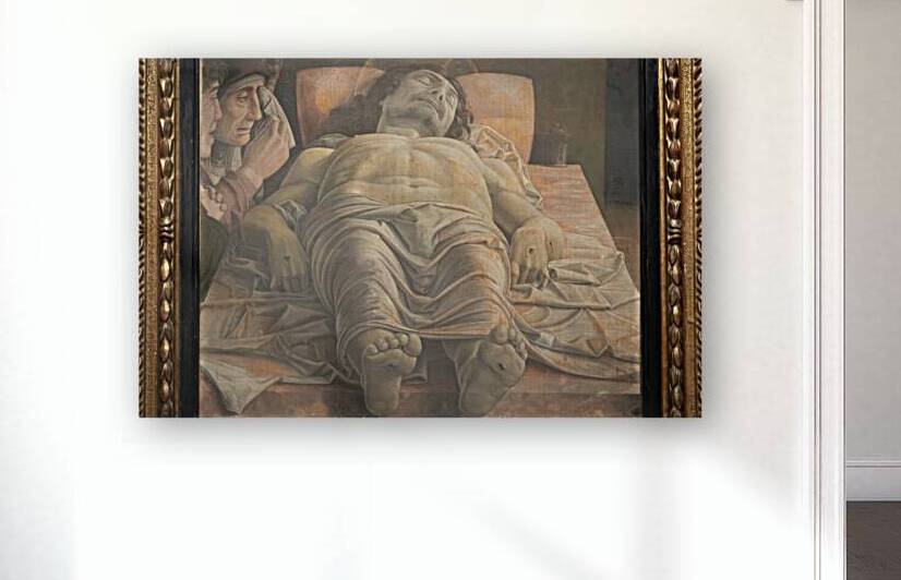 Brera antique painting museum. Lamentation over the Dead Christ by Paolo Modena