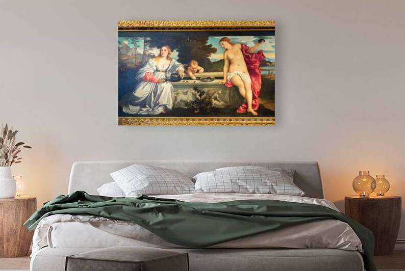 Sacred and profane love - Amor sacro e amor profano - by Tiziano by Paolo Modena