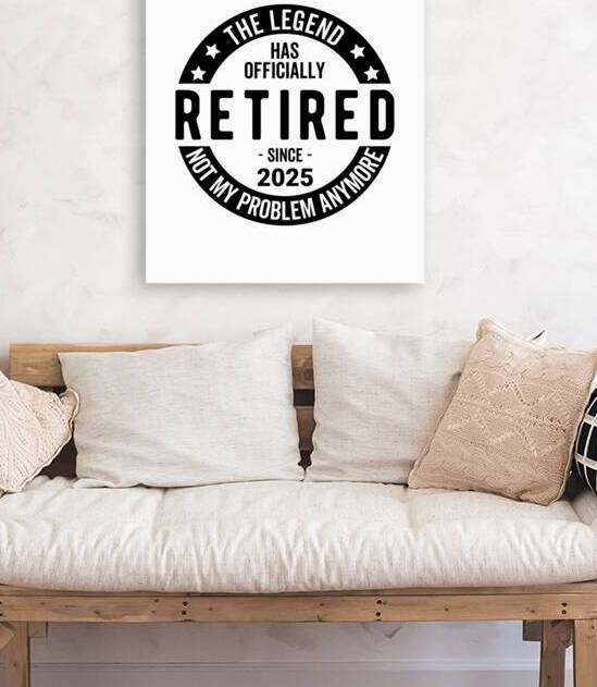 retiement legend 2025 by TEEBORA