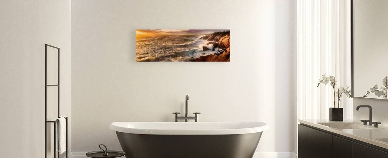 Atlantic Sunrise On The Maine Coast  by Frank Wilson