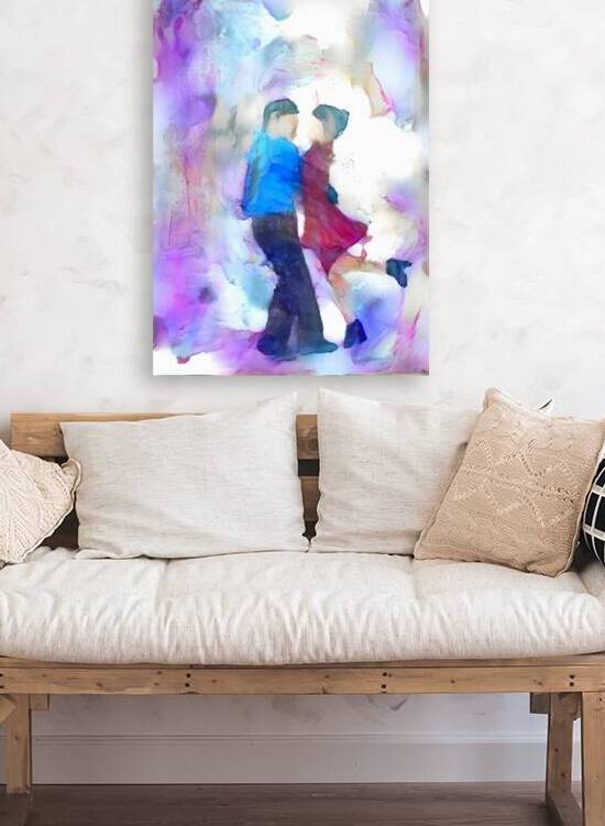 Ephemeral Dance in Violet Hues by Luciano