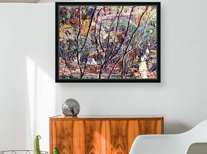 Autum leaves by Ernest Lawson